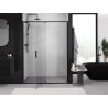 Mexen Exo-R schwenkbare Duschabtrennung 135 cm, transparent, schwarz - 819-135-000-70-00
