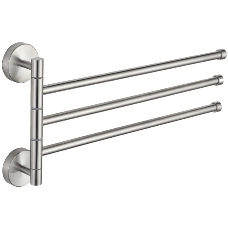 Mexen triple swivel towel rail, chrome - 7039243-00