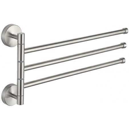 Mexen triple swivel towel rail, chrome - 7039243-00