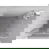 Mexen Exo draaideur douchecabine 100 x 70 cm, transparant, chroom - 814-100-070-01-00