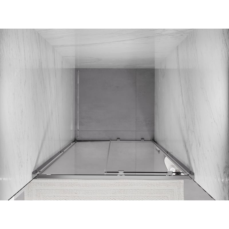 Mexen Exo drzwi prysznicowe rozsuwane 105 cm, transparent, chrom - 8151-105-000-01-00