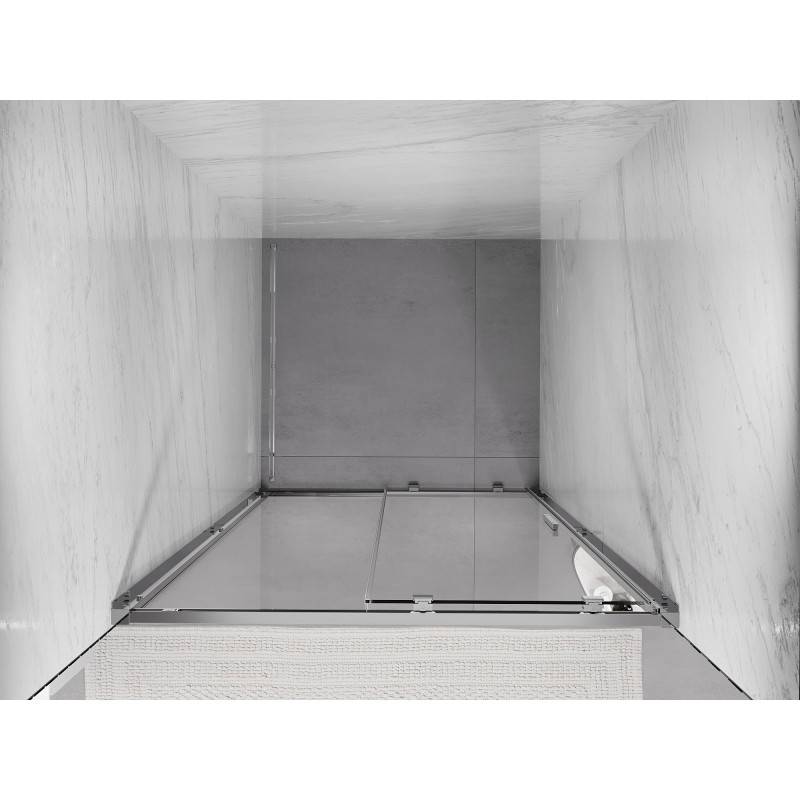 Mexen Exo-S puerta de ducha corredera 105 cm, transparente, cromo - 8151-105-000-01-00