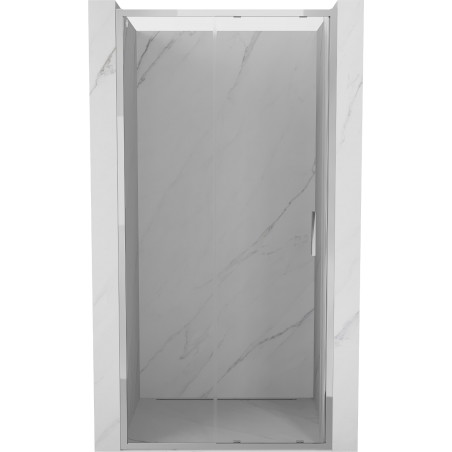 Mexen Exo-S puerta de ducha corredera 120 cm, transparente, cromo - 8151-120-000-01-00