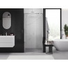 Mexen Exo-S puerta de ducha corredera 120 cm, transparente, cromo - 8151-120-000-01-00