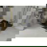Mexen Lima douchecabine inklapbaar 80 x 80 cm, transparant, goud + Flat douchebak, zwart - 856-080-080-50-00-4070G