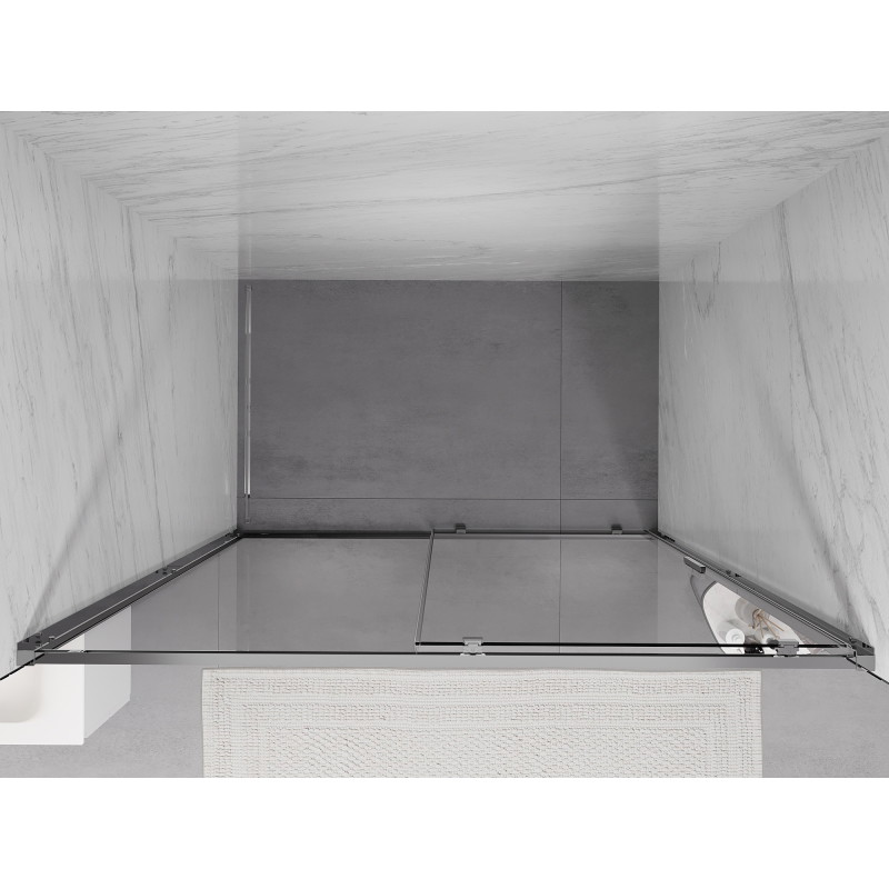 Mexen Exo drzwi prysznicowe rozsuwane 135 cm, transparent, chrom - 8151-135-000-01-00