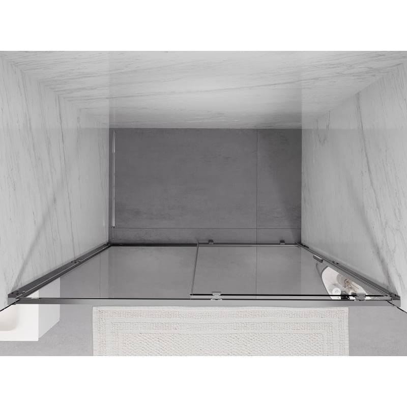 Mexen Exo-S portes de douche coulissantes 135 cm, transparentes, chrome - 8151-135-000-01-00