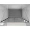 Mexen Exo-S drzwi prysznicowe rozsuwane 145 cm, transparent, chrom - 8151-145-000-01-00