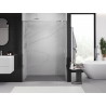 Mexen Exo-S puerta de ducha corredera de 155 cm, transparente, cromo - 8151-155-000-01-00