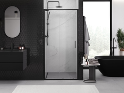 Mexen Exo porte de douche coulissante 100 cm, transparent, noir - 8151-100-000-70-00