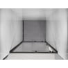 Mexen Exo Schiebetür Dusche 100 cm, transparent, schwarz - 8151-100-000-70-00