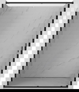 Mexen Exo skjutdörr duschdörr 130 cm, transparent, svart - 8151-130-000-70-00