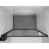 Mexen Exo Duschschiebetür 160 cm, transparent, schwarz - 8151-160-000-70-00