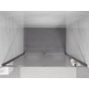 Mexen Exo-R schwenkbare Duschabtrennung 160 cm, transparent, chrom - 819-160-000-01-00