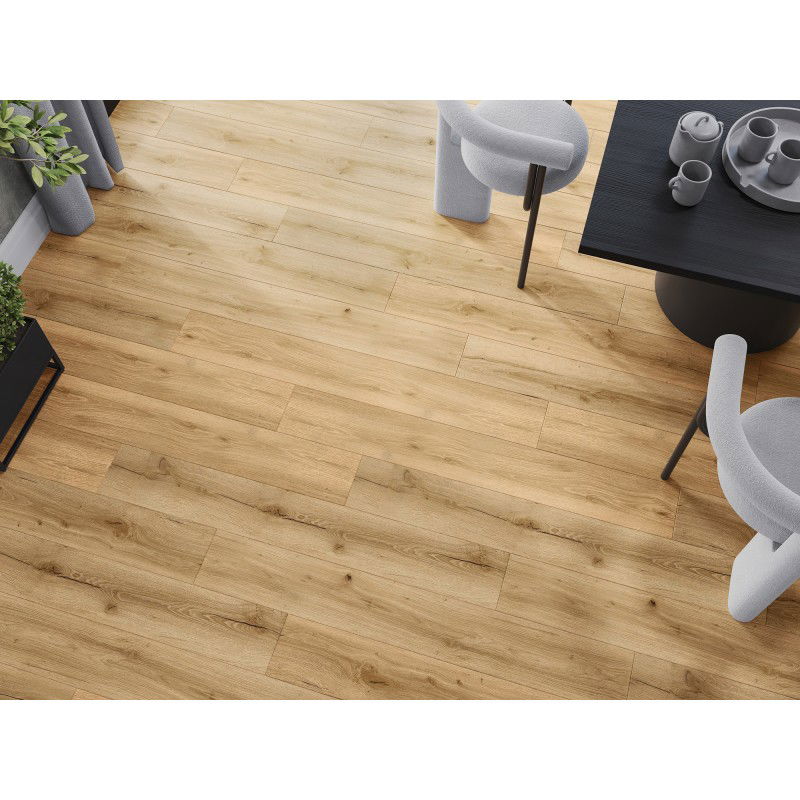 Mexen Beaver Creek vinyylipaneelit 1227 x 187 mm LVT Dryback 2,5 mm, PVC-alusta, 4 V-ura, Tammi - F1302-1227-187-255-4V1-01