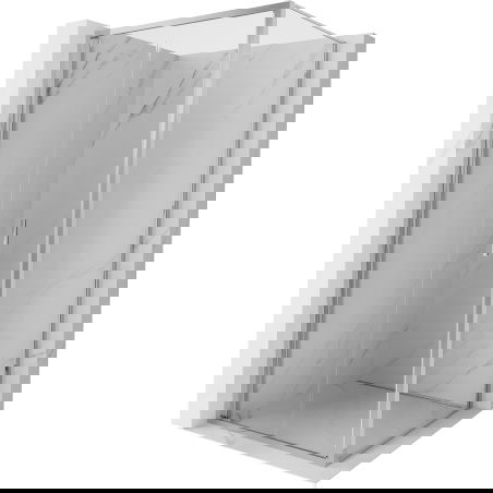 Mexen Exo duschkabinn zesummeklappbar 100 x 100 cm, transparent, Chrom - 816-100-100-01-00