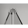 Mexen Exo-F cabina doccia pieghevole 80 x 70 cm, trasparente, cromo - 816-080-070-01-00