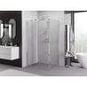 Mexen Exo-F cabina doccia pieghevole 80 x 70 cm, trasparente, cromo - 816-080-070-01-00