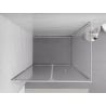 Mexen Exo-F cabina doccia pieghevole 80 x 70 cm, trasparente, cromo - 816-080-070-01-00