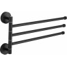 Mexen tresillo giratorio para toallas, negro - 7039243-70
