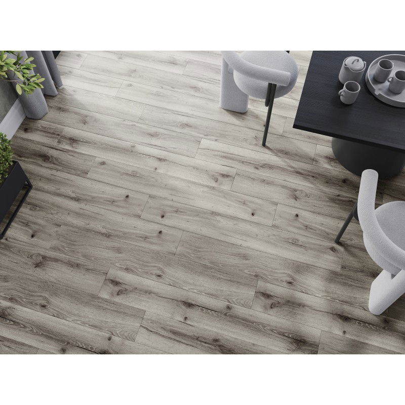 Mexen Ontario pannelli vinilici 1227 x 187 mm LVT Dryback 2,5 mm, supporto in PVC, 4 V-fuga, Rovere - F1303-1227-187-255-4V1-01