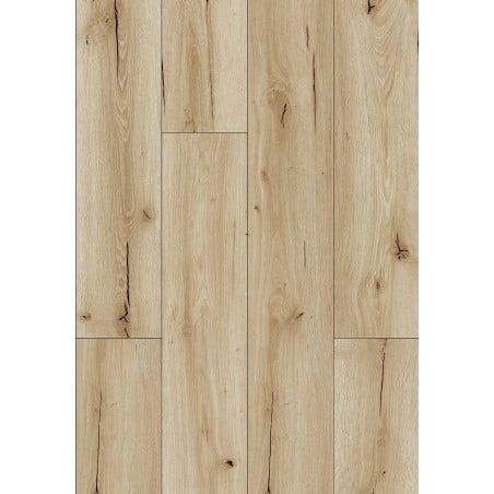 Mexen Sun Valley panneaux vinyles 1227 x 187 mm LVT Dryback 2,5 mm, sous-couche PVC, 4 V-Fuge, Chêne