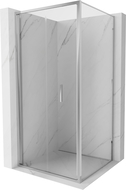Mexen Exo zložljiva tuš kabina 85 x 85 cm, prozorna, krom - 816-085-085-01-00