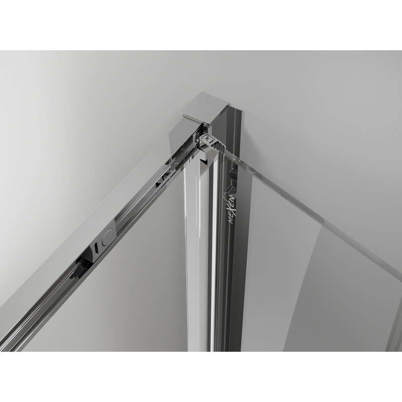 Mexen Exo-F cabine de douche pliante 85 x 80 cm, transparente, chromée - 816-085-080-01-00