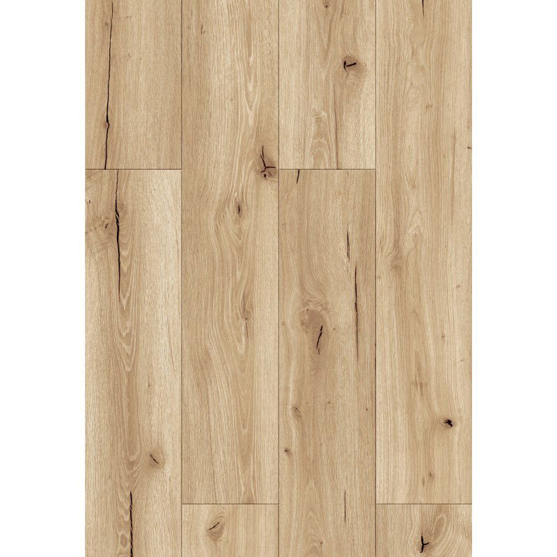Mexen Buffalo Vinylplatten 1227 x 187 mm LVT Dryback 2,5 mm, PVC-Unterlage, 4 V-Fuge, Eiche - F1307-1227-187-255-4V1-01