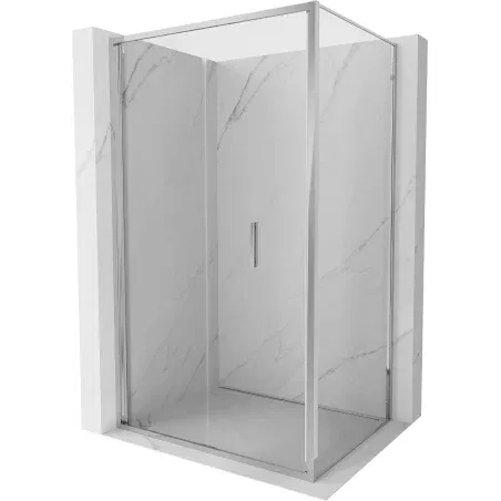 Mexen Exo Folding Shower Cabin 70 x 85 cm, Transparent, Chrome - 816-070-085-01-00