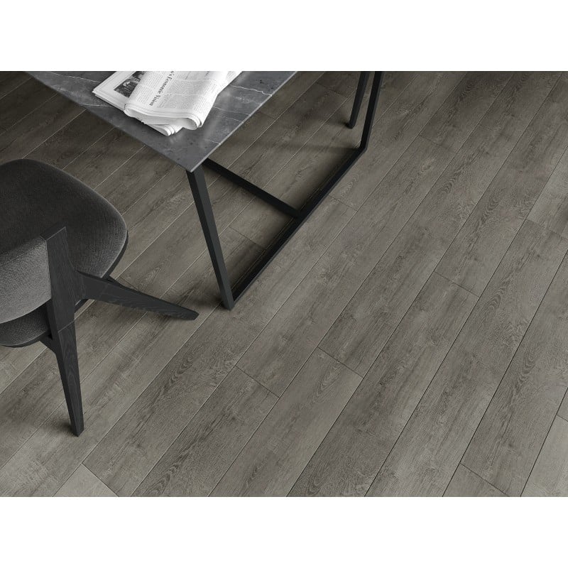 Mexen New Albany panneaux vinyles 1227 x 187 mm LVT Dryback 2,5 mm, sous-couche PVC, 4 V-Fuga, Chêne