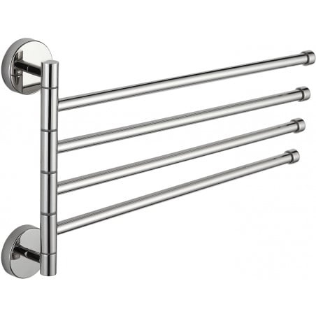 Mexen Quadruple Rotating Towel Rack, Chrome - 7039244-00