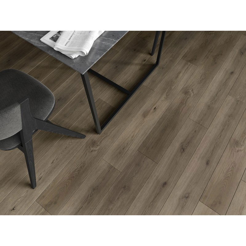 Mexen Perry vinyler paneler 1227 x 187 mm LVT Dryback 2,5 mm, PVC-underlag, 4 V-fog, Ek - F1321-1227-187-255-4V1-01
