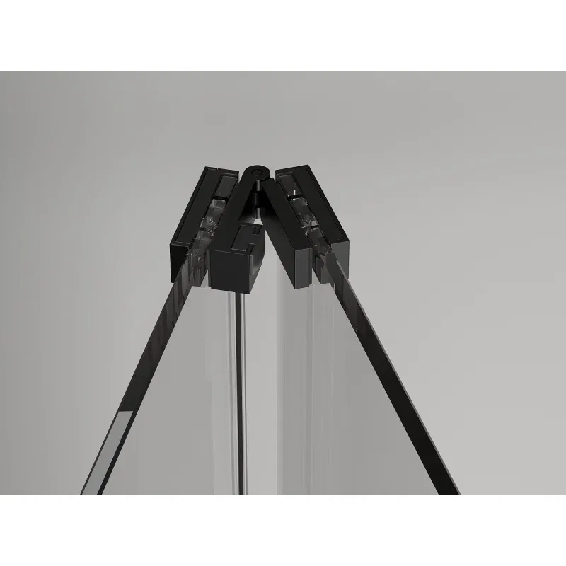 Mexen Exo cabine de douche pliable 90 x 90 cm, transparent, noir - 816-090-090-70-00