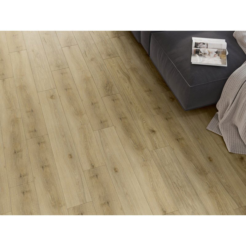 Mexen Charter Oak pannelli vinilici 1227 x 187 mm LVT Dryback 2,5 mm, supporto in PVC, 4 V-Fuga, Rovere