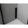 Mexen Exo-F vikbar duschkabin 95 x 70 cm, transparent, svart - 816-095-070-70-00