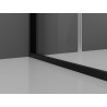 Mexen Exo-F cabina doccia pieghevole 95 x 75 cm, trasparente, nera - 816-095-075-70-00