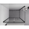 Mexen Exo-F cabina de ducha plegable 70 x 95 cm, transparente, negra - 816-070-095-70-00