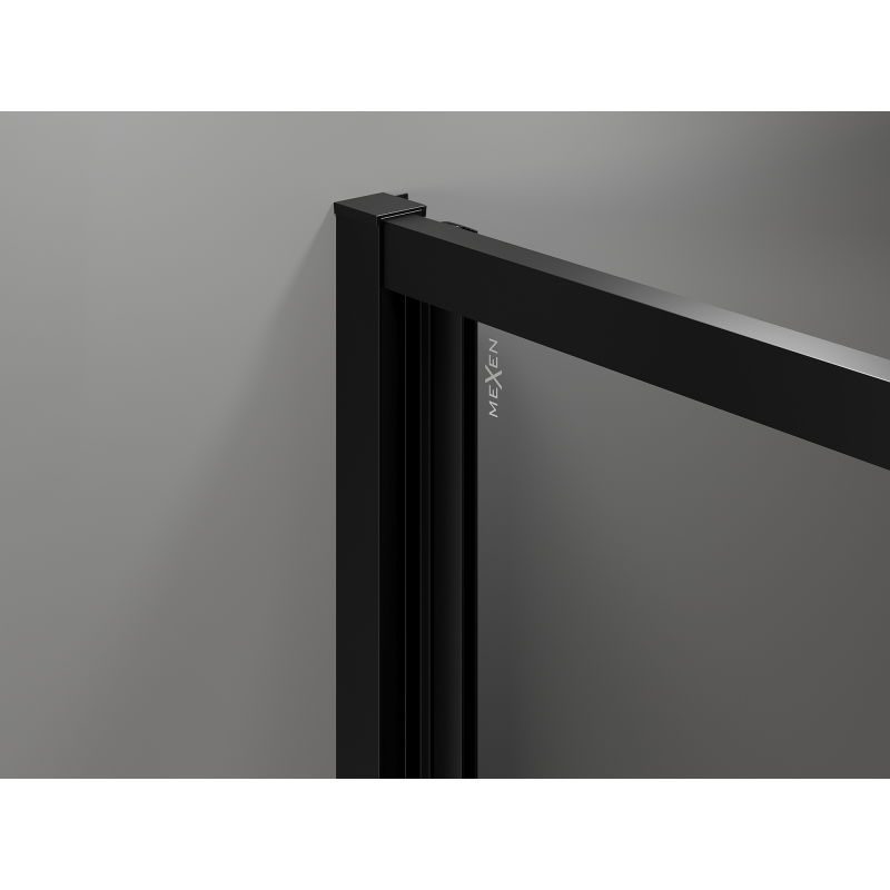 Mexen Exo cabina doccia pieghevole 70 x 100 cm, trasparente, nero - 816-070-100-70-00