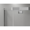 Mexen Exo-R piecstūrveida dušas kabīne ar veramām durvīm 80 x 80 cm, caurspīdīga, hromēta - 812-080-080-01-00