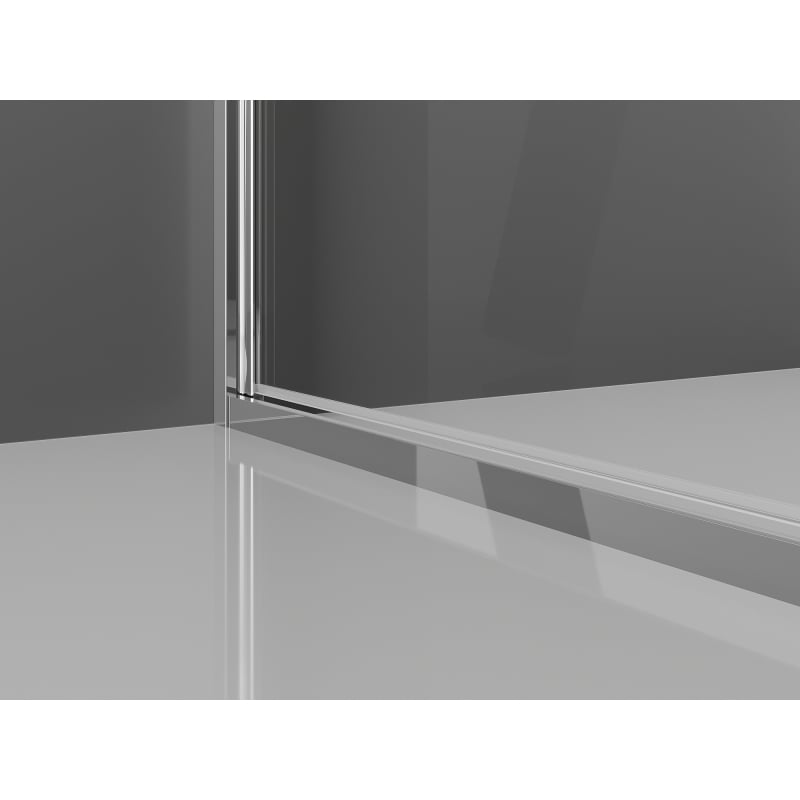 Mexen Exo-B Duo cabina doccia battente 70 x 85 cm, trasparente, cromato - 814-070-085-01-00