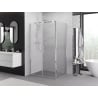 Mexen Exo-B Duo cabina doccia battente 70 x 85 cm, trasparente, cromato - 814-070-085-01-00