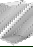 Mexen Exo scharnierende douchecabine 90 x 85 cm, transparant, chroom - 814-090-085-01-00