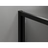 Mexen Exo porte de douche à double battant 80 cm, transparent, noir - 814-080-000-70-00