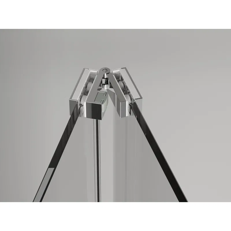 Mexen Exo porta doccia pieghevole 80 cm, trasparente, cromo - 816-080-000-01-00