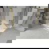 Mexen Lima Duo faltbare Duschkabine 100 x 100 cm, transparent, gold + Flat Duschwanne - 856-100-100-50-02-4010G