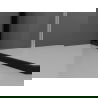 Mexen Exo vouwdeur voor douche 85 cm, transparant, zwart - 816-085-000-70-00