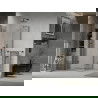 Mexen Lima faltbare Duschkabine 80 x 80 cm, transparent, schwarz - 856-080-080-70-00