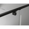 Mexen Exo Duschflügeltür 155 cm, transparent, schwarz - 819-155-000-70-00