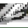 Mexen Exo Duschabtrennung mit Drehtür 125 cm, transparent, Chrom - 819-125-000-01-00